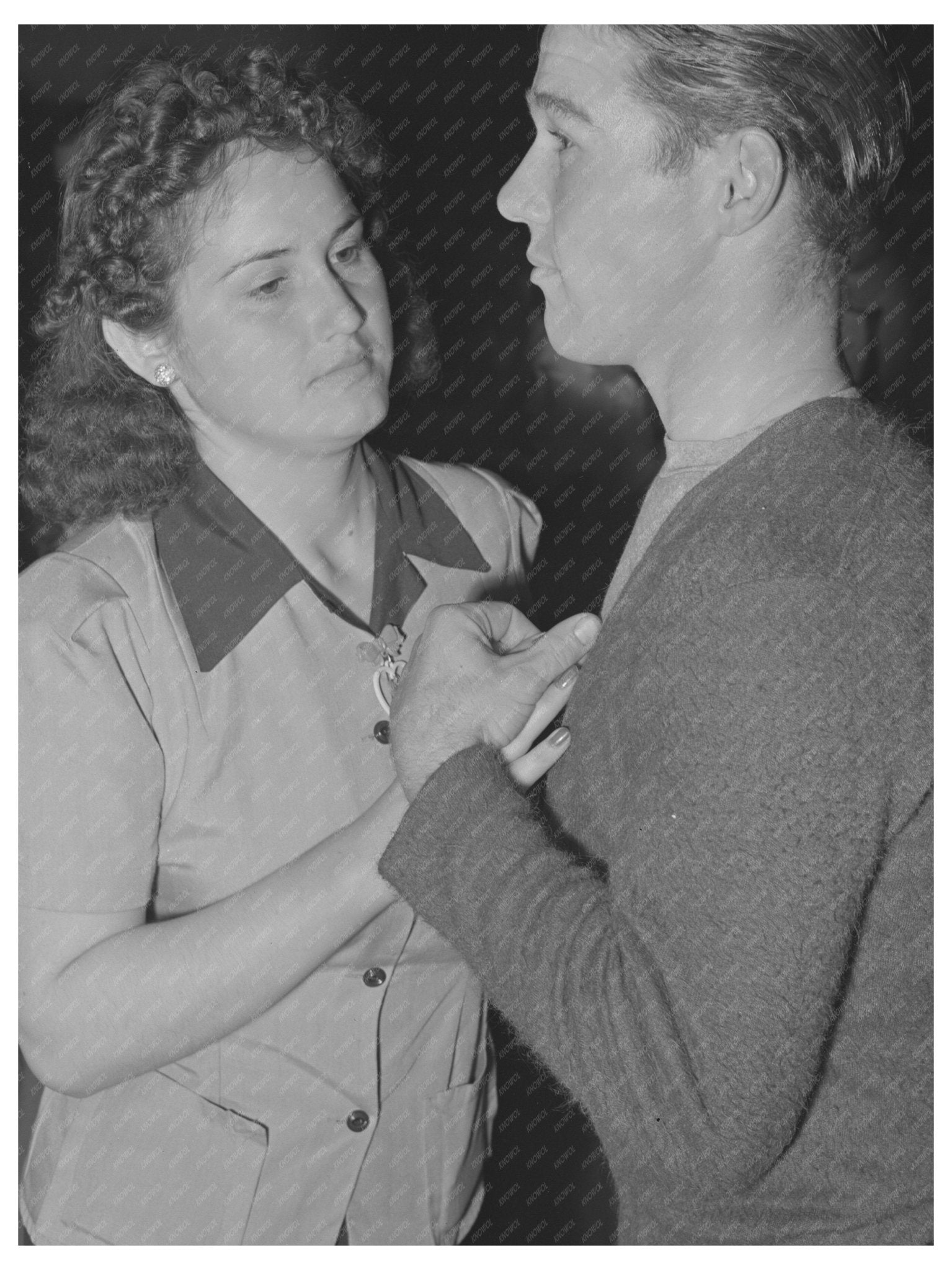 1942 Woodville California Agricultural Workers Dance Photo - Available at KNOWOL