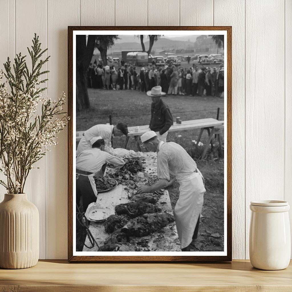 1944 Labor Day Barbecue in Ridgway Colorado - Available at KNOWOL