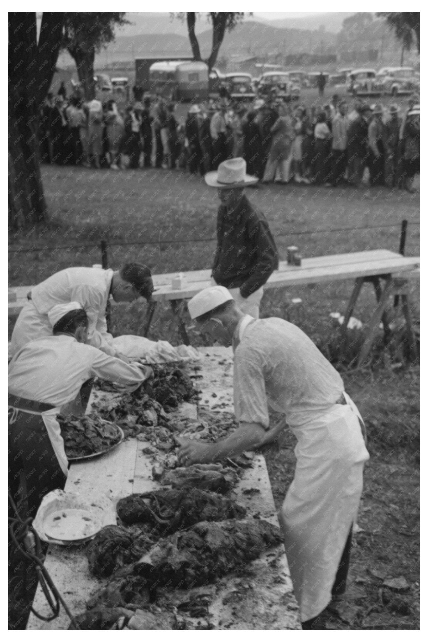 1944 Labor Day Barbecue in Ridgway Colorado - Available at KNOWOL