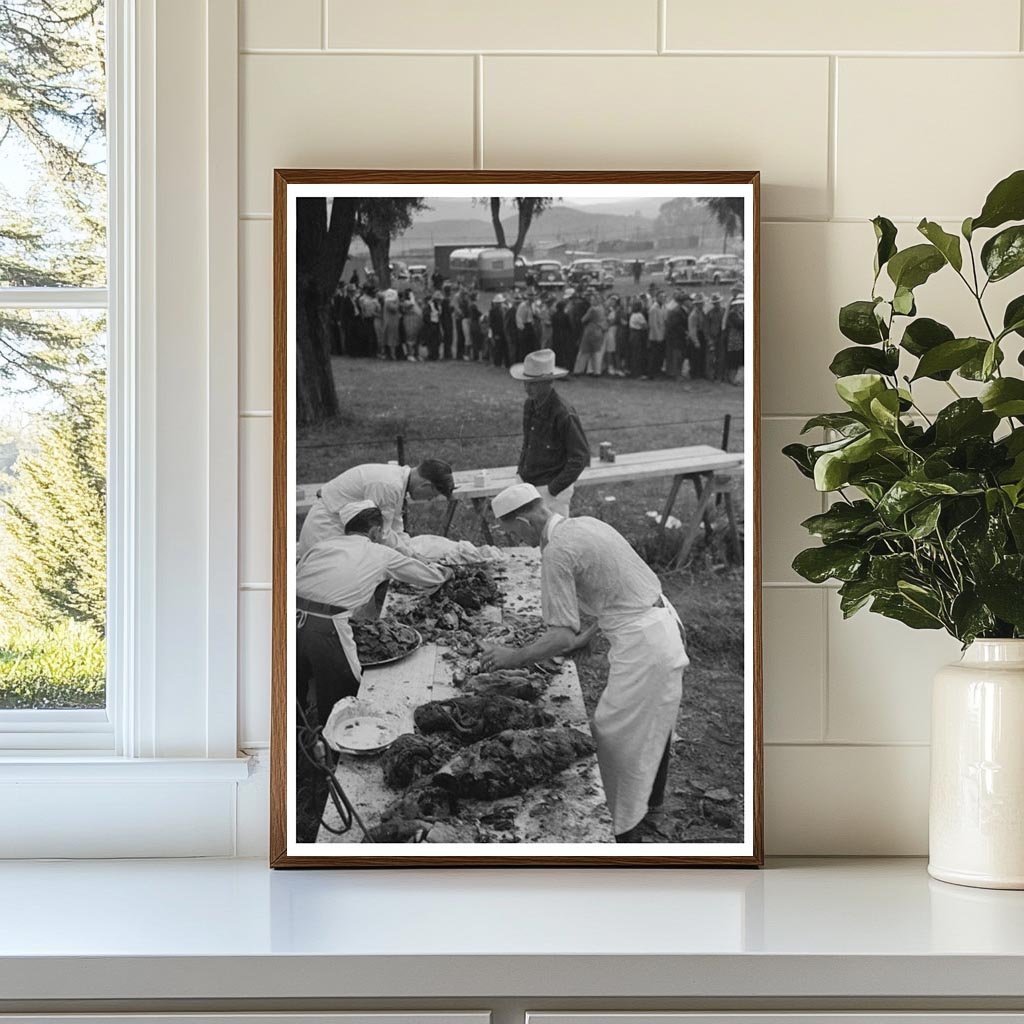 1944 Labor Day Barbecue in Ridgway Colorado - Available at KNOWOL
