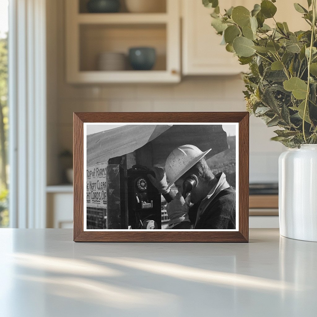 1944 Telephonic Communication at Shasta Dam Construction - Available at KNOWOL