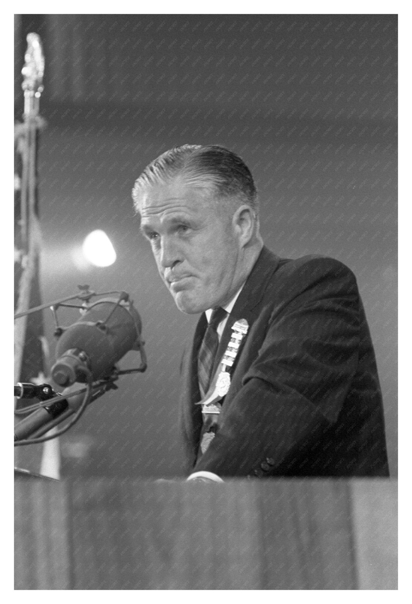 1964 Vintage Photo Michigan Governor George Romney at Republican National Convention - Available at KNOWOL