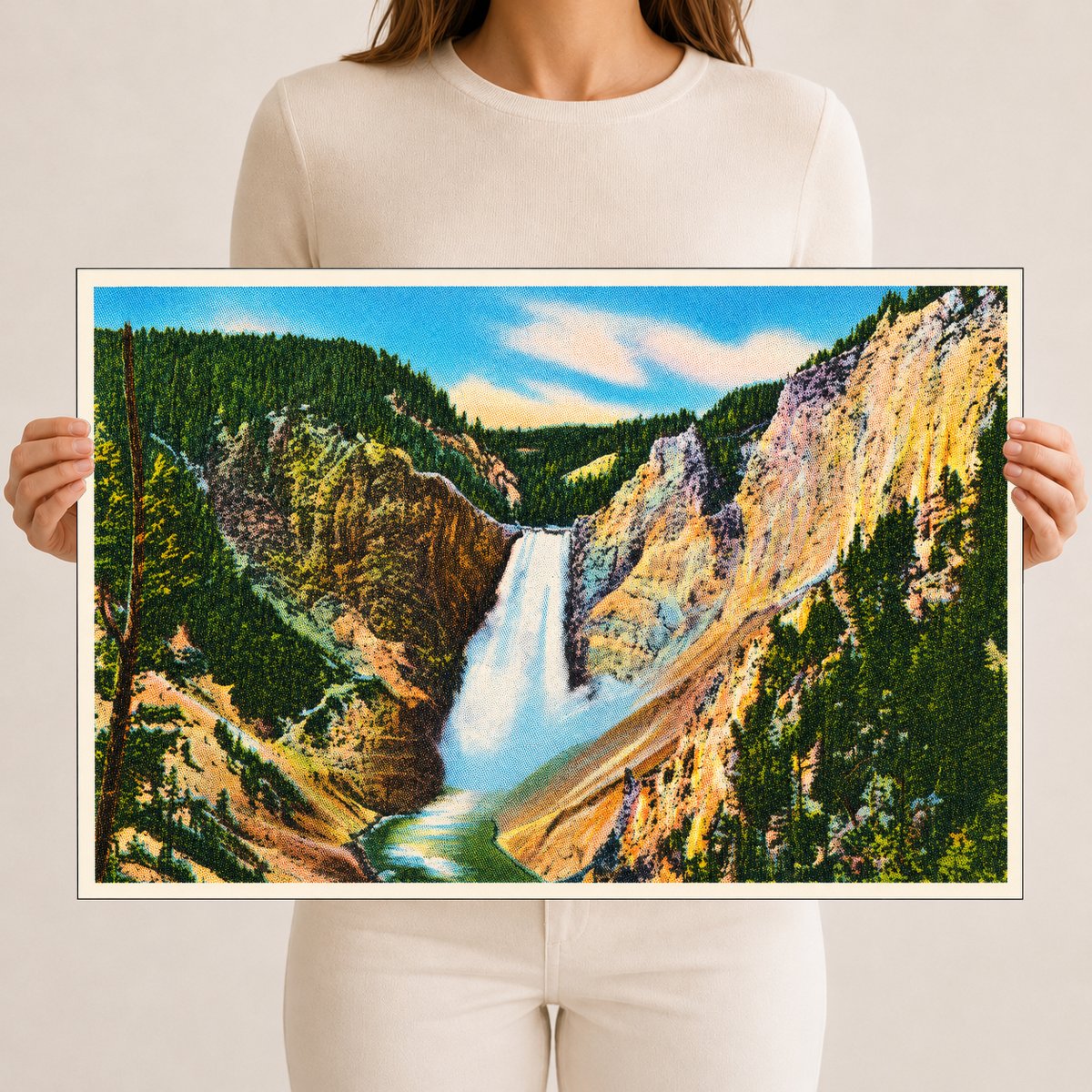 Grand Canyon Of The Yellowstone, WY: The Great Falls, Yellowstone National Park