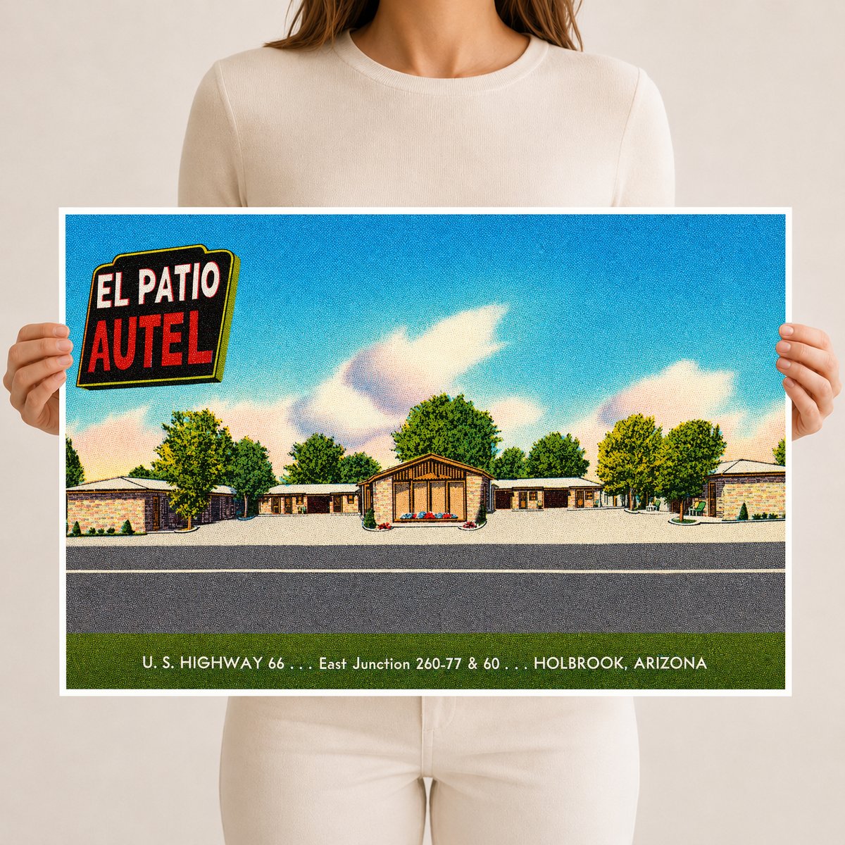 Holbrook, AZ: El Patio Autel, U.S. highway 66- east junction 260-77 & 60