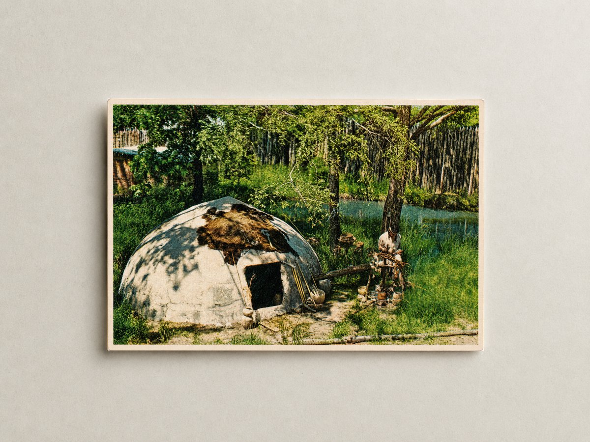 Tsa La Gi Indian Village, OK: A Cherokee medicine man or Dida:hnvwi:sg (I)