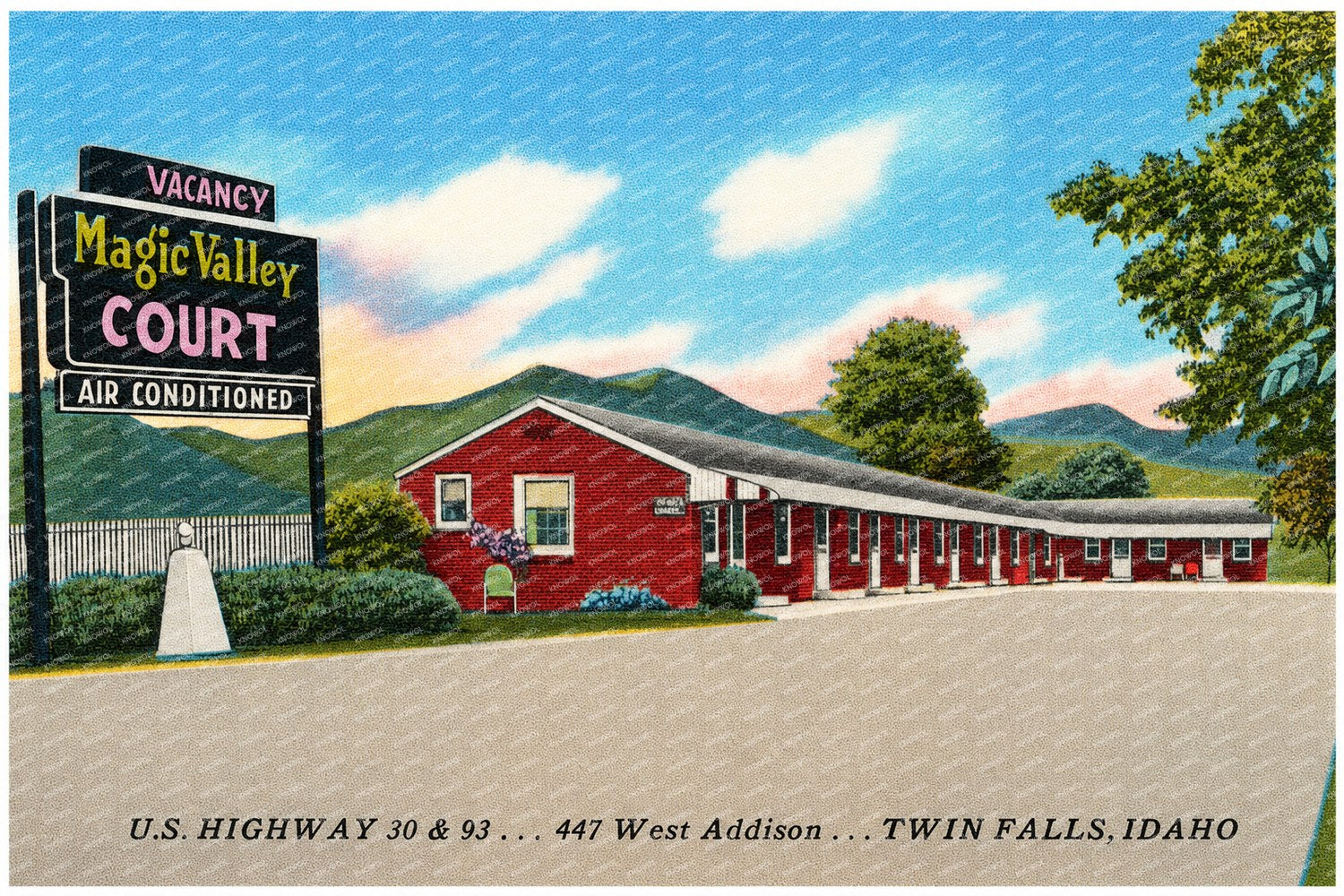 Twin Falls, ID: Magic Valley Court, U.S. highway 30 & 93, 447 West Addison