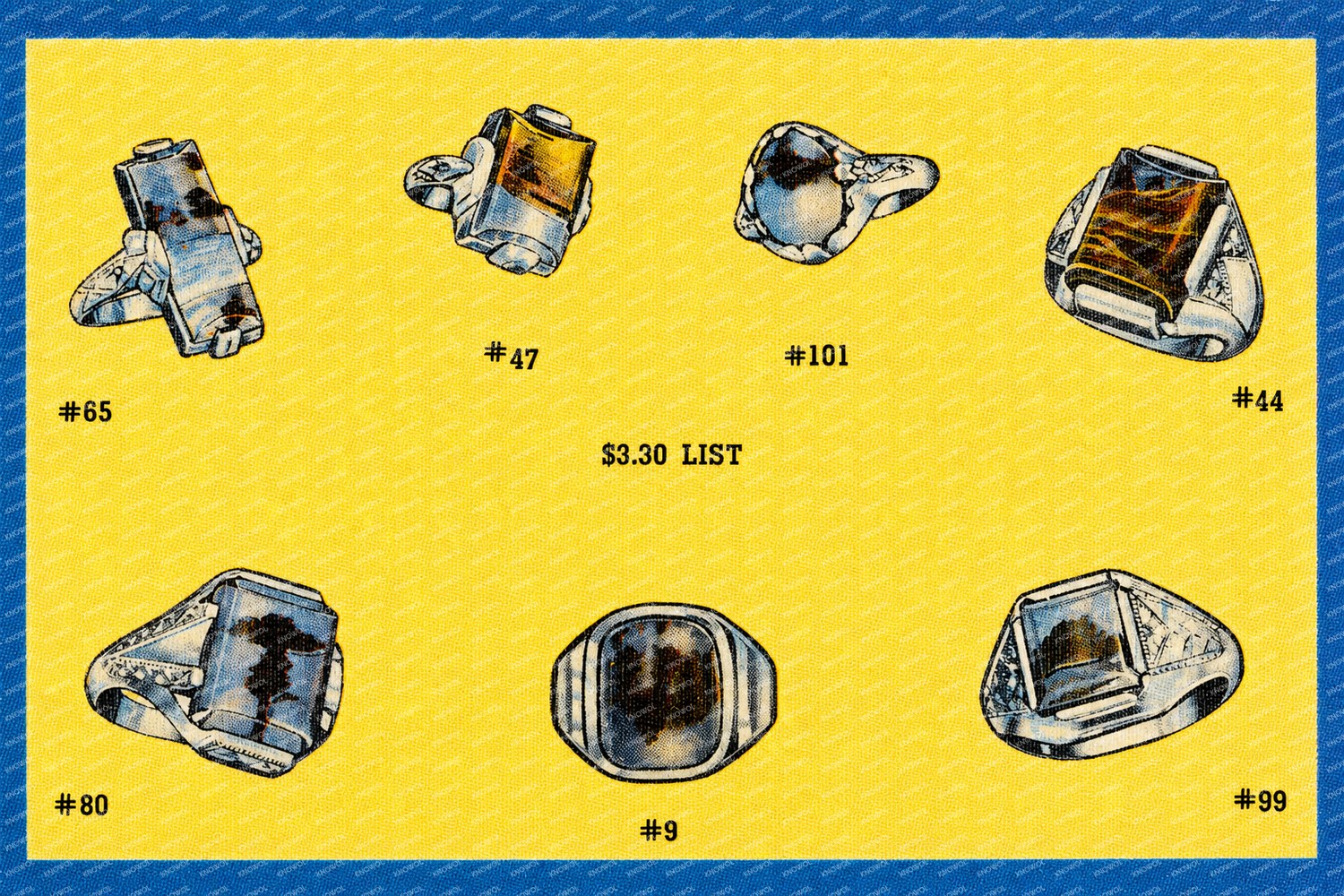 Lemmon, SD: These rings are made of Sterling Silver hand cast, hand engraved and Rhodium plated, R. M. Horr, manufacturer of Native Stone Jewelry