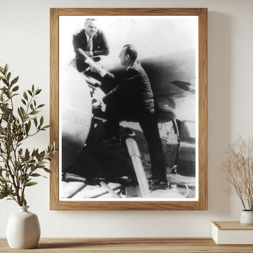 1930 Pioneering Aviation Moment: Early Flight Enthusiast