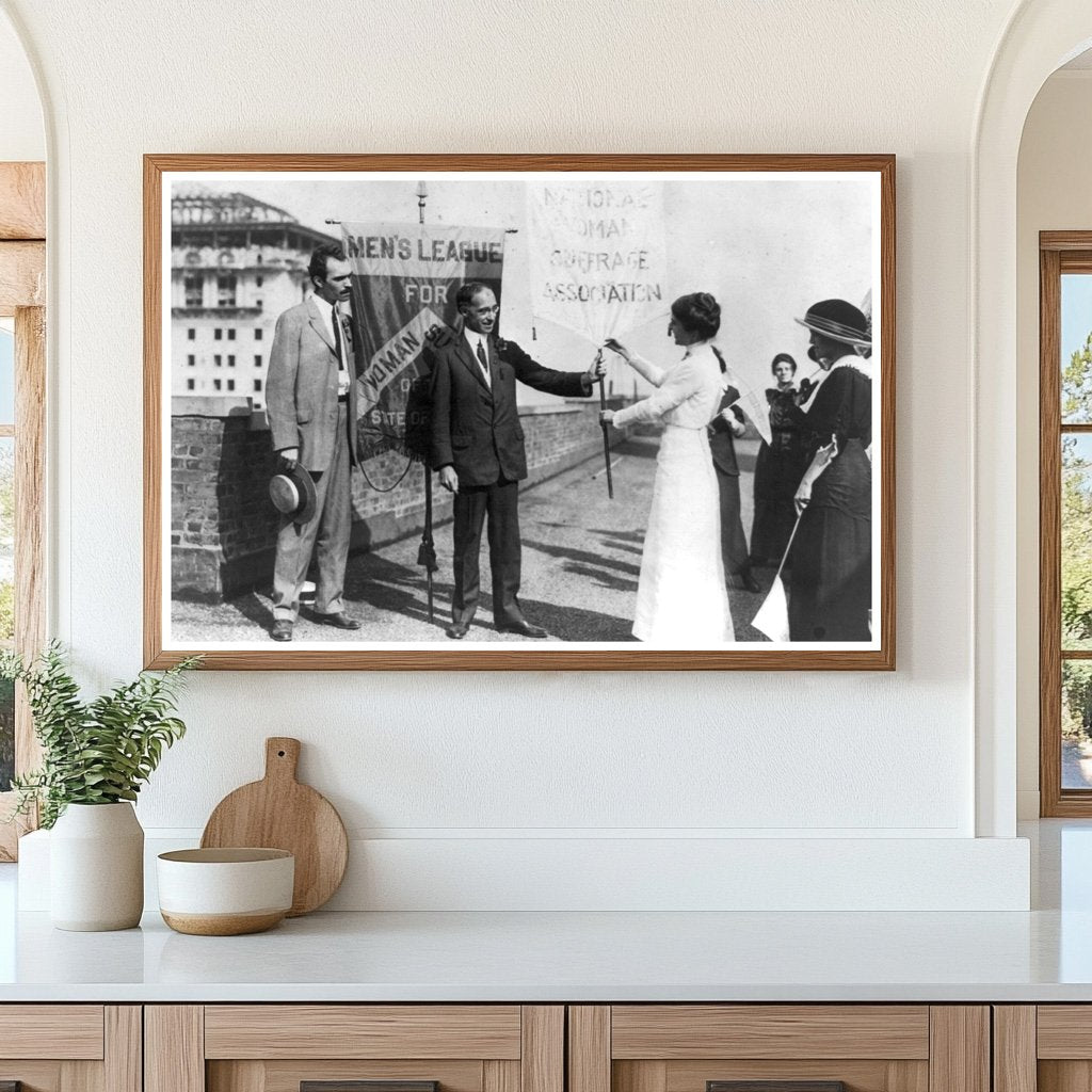 Historic Rooftop Ceremony for Women’s Suffrage, NYC 1915