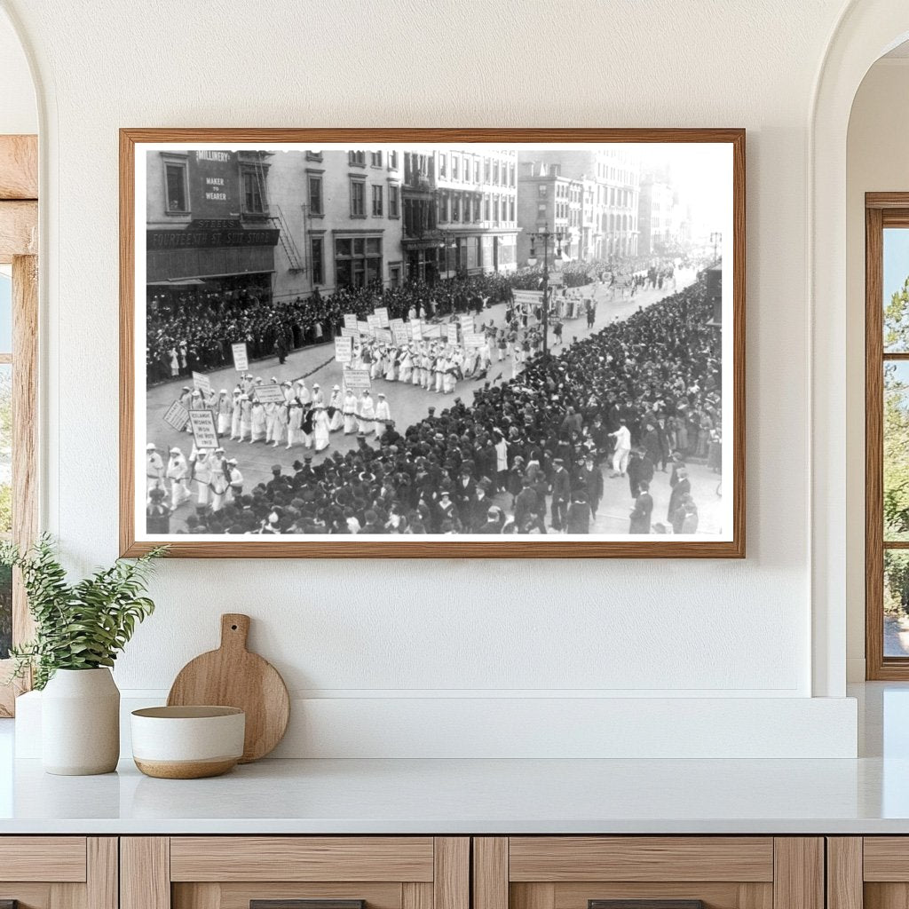 Historic Womens Suffrage Parade in NYC, 1915