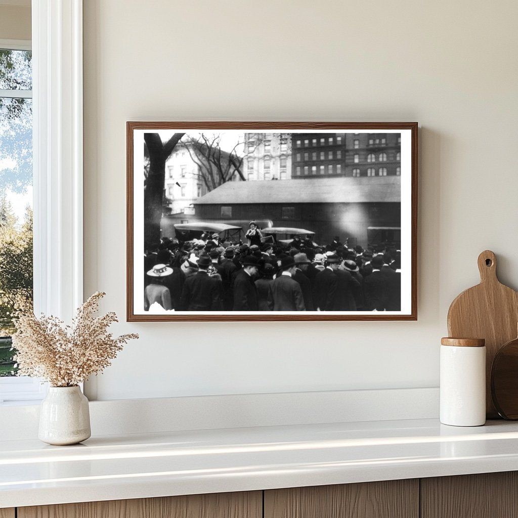 Historic Womens Suffrage Rally in 1912 NYC