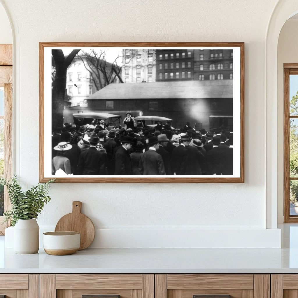 Historic Womens Suffrage Rally in 1912 NYC