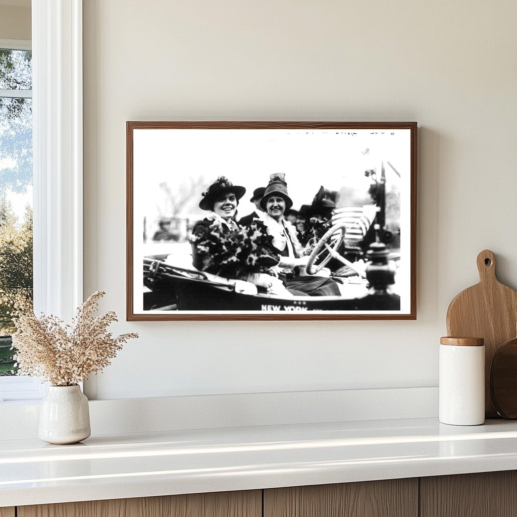 Suffragettes Rally: Golden Flyer Road Trip, 1916