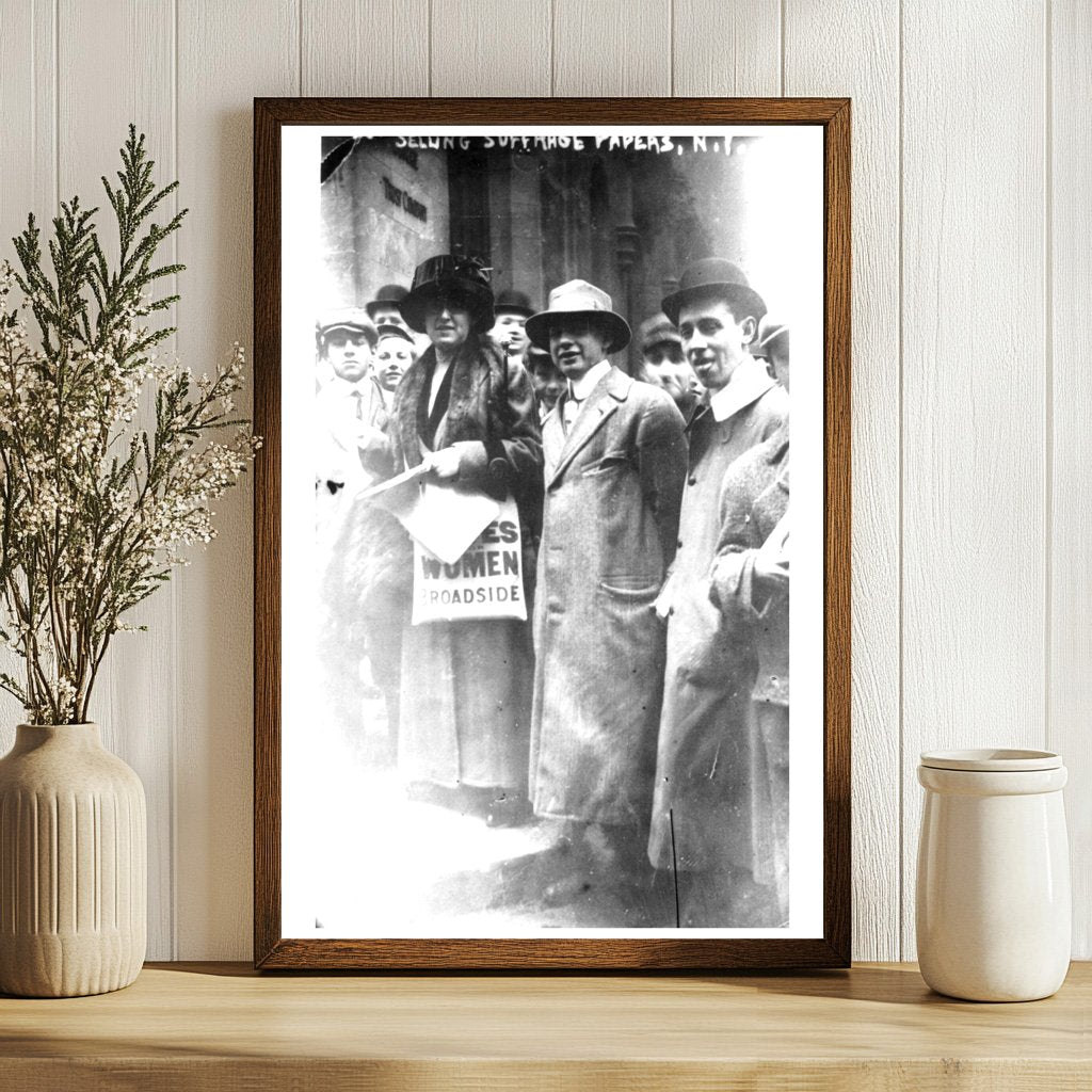 Empowered Voices: Suffragettes Selling Papers, 1911 NYC