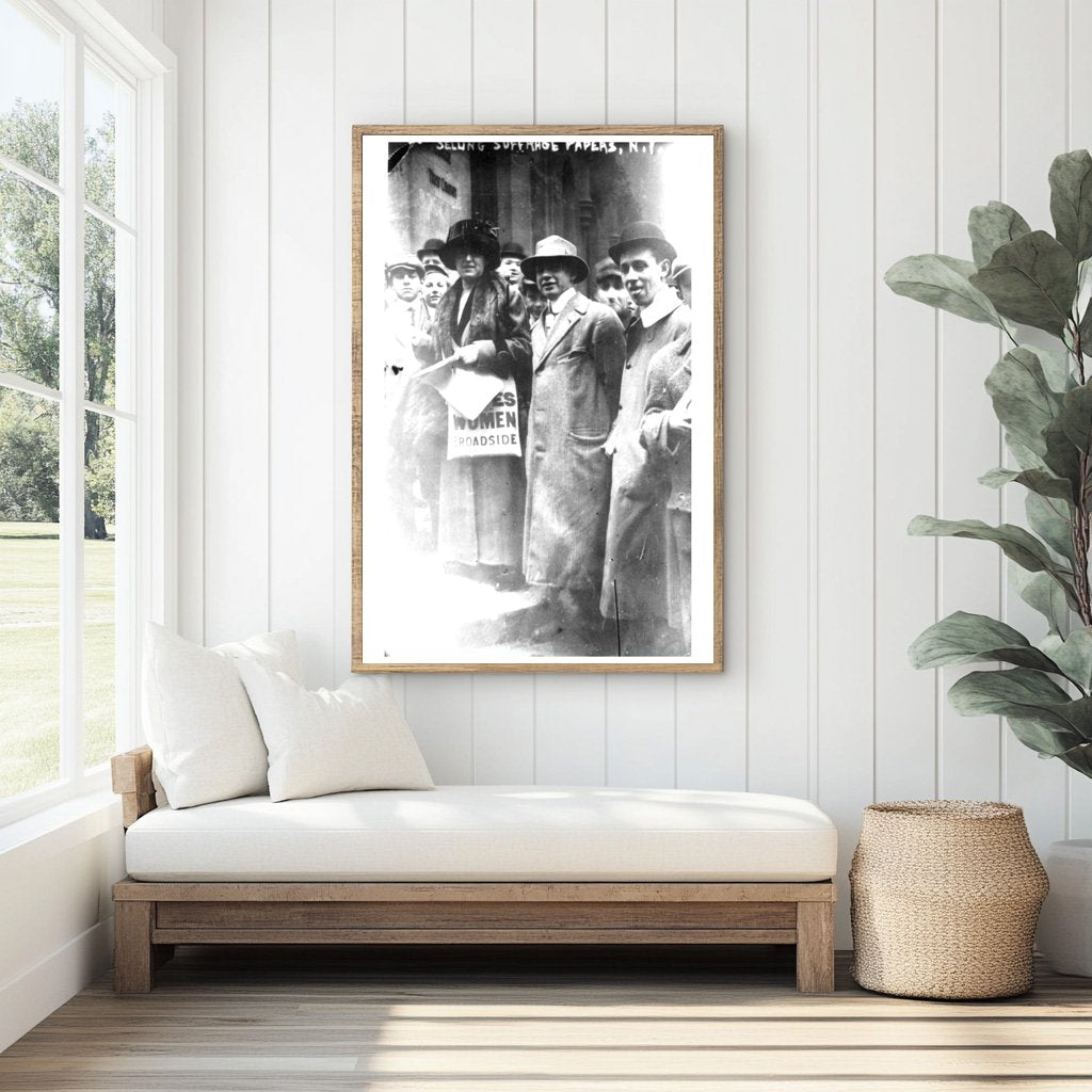 Empowered Voices: Suffragettes Selling Papers, 1911 NYC