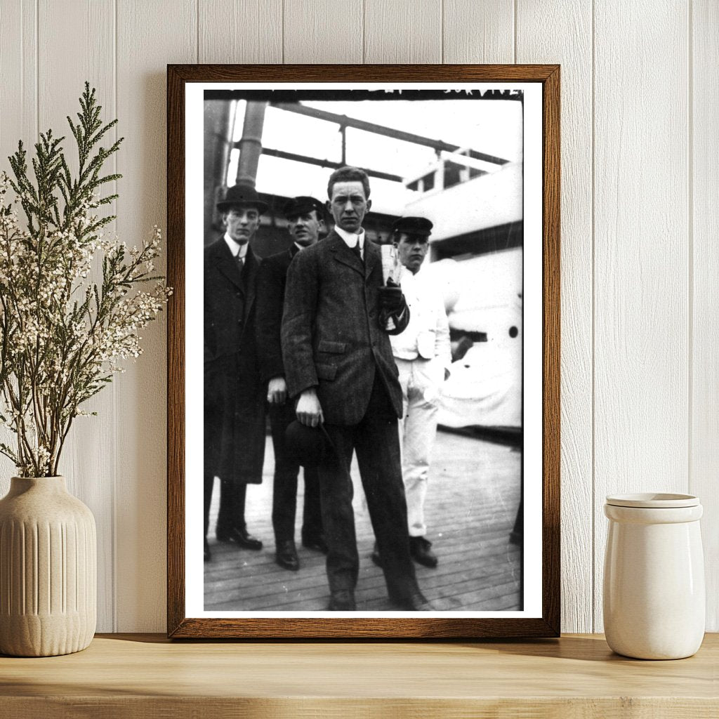 Titanic Survivors Arrival on RMS Carpathia, 1912