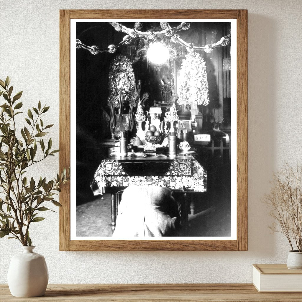 1911 Joss House Altar: A Glimpse of Chinatown Spirit
