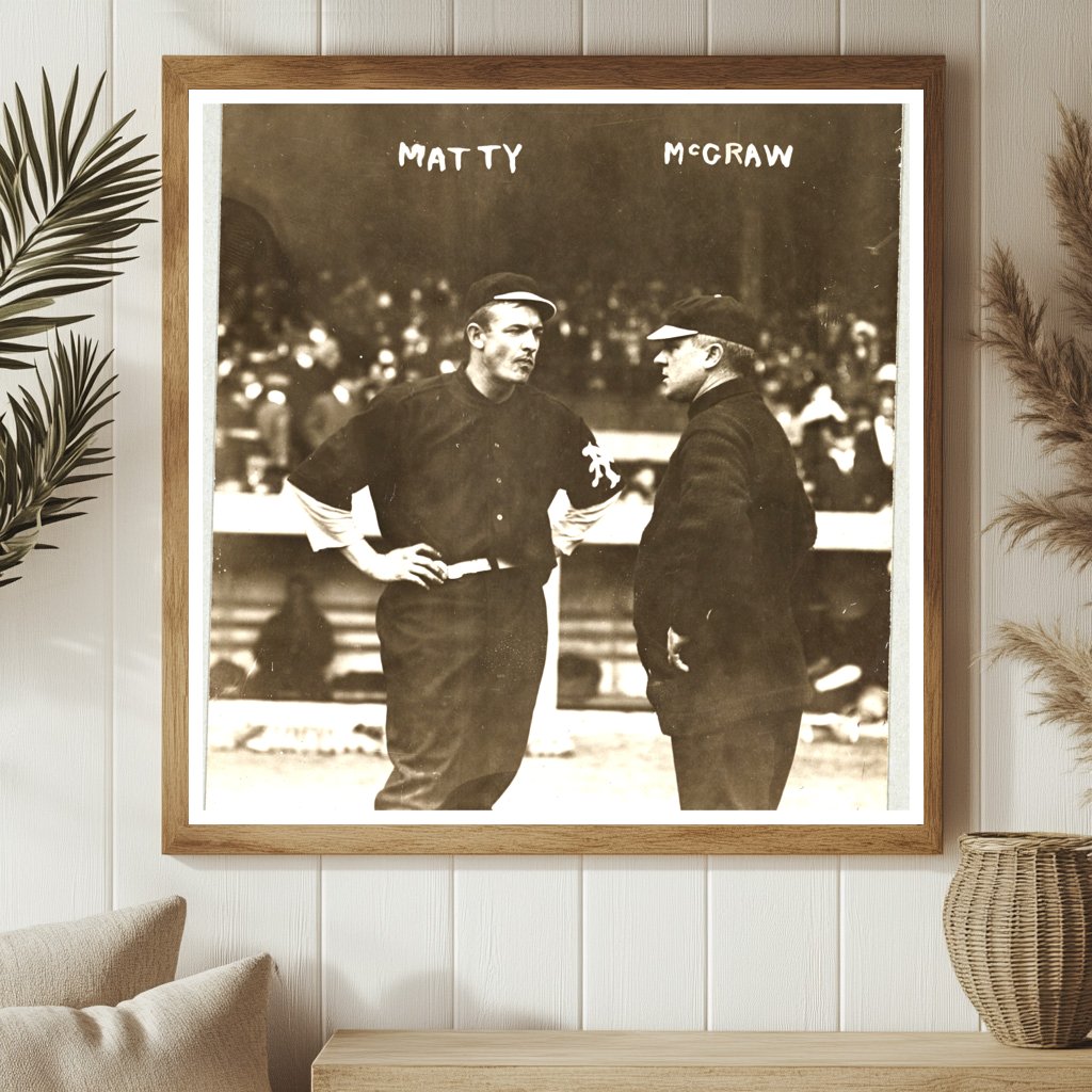 Legendary Baseball Icons: Mathewson & McGraw, 1911
