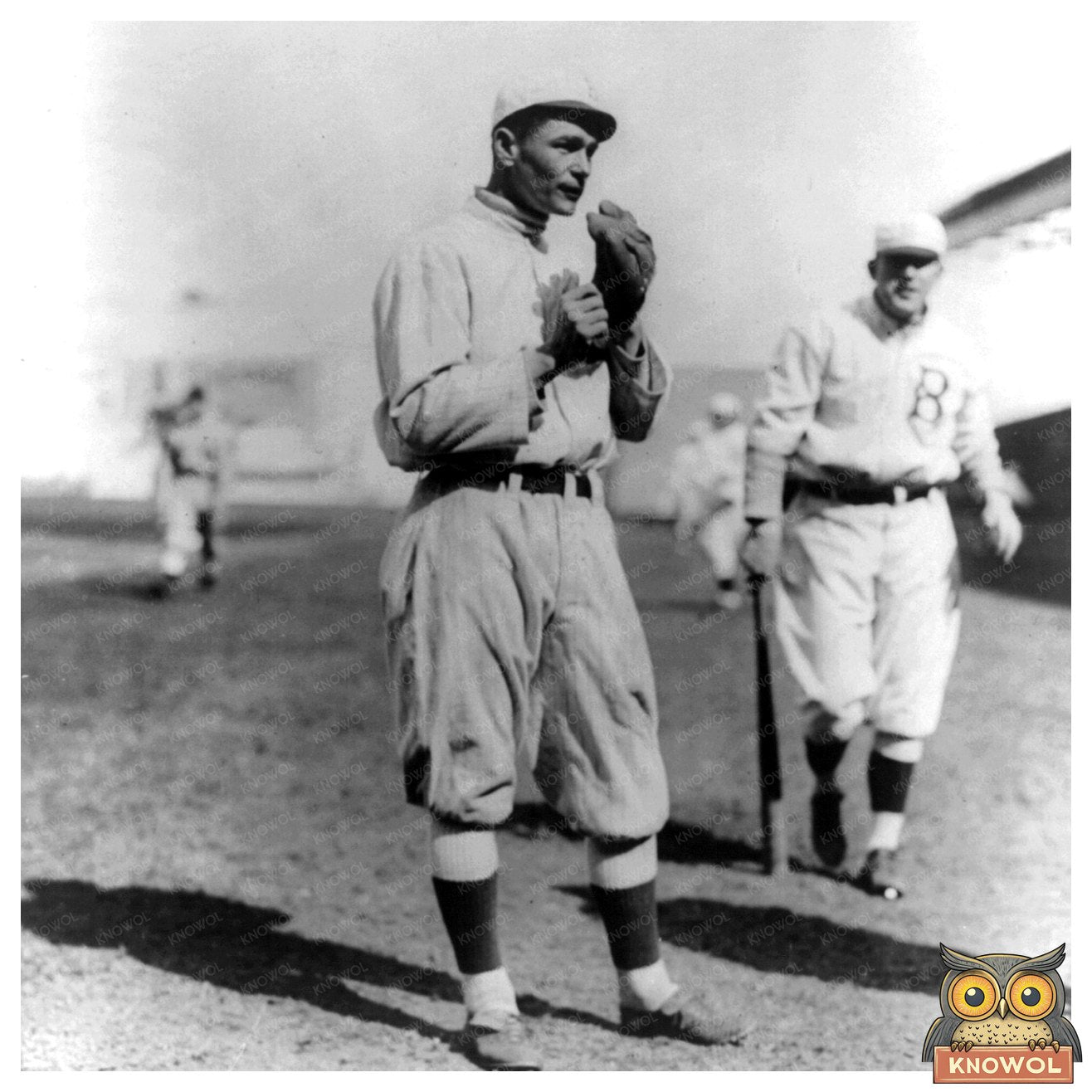 Historic Portrait of Brooklyn Baseball Star Zack Wheat