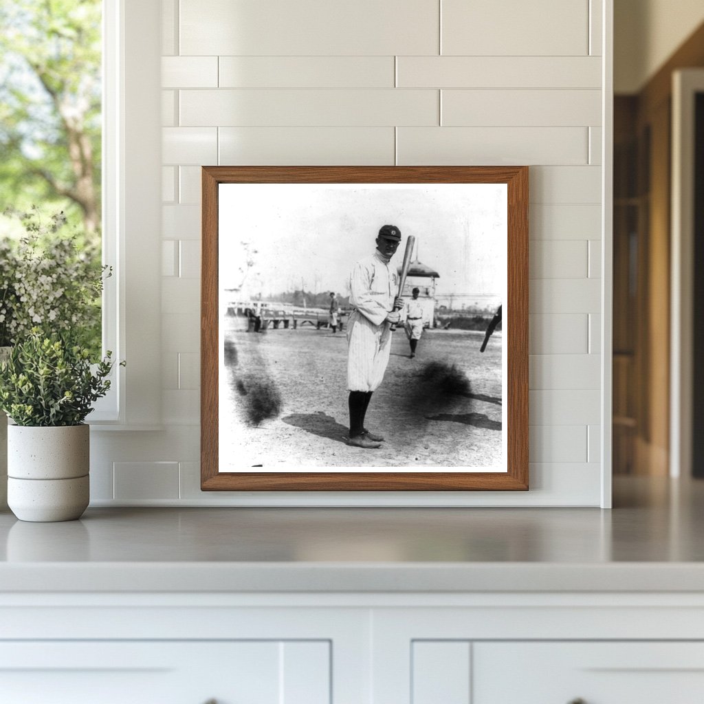 Ty Cobb: Iconic Baseball Legend in 1914 Action