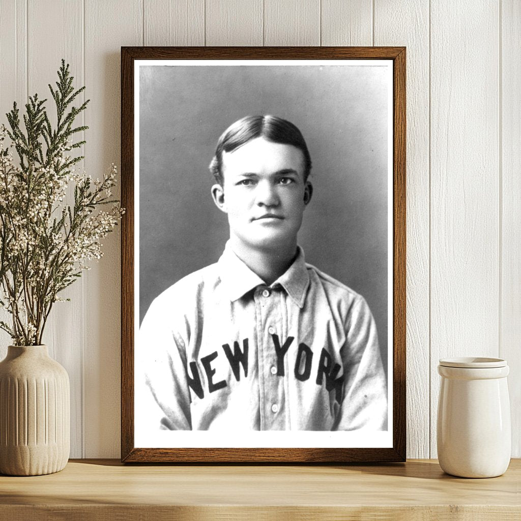 1903 Baseball Star: Luther Dummy Taylor in Action