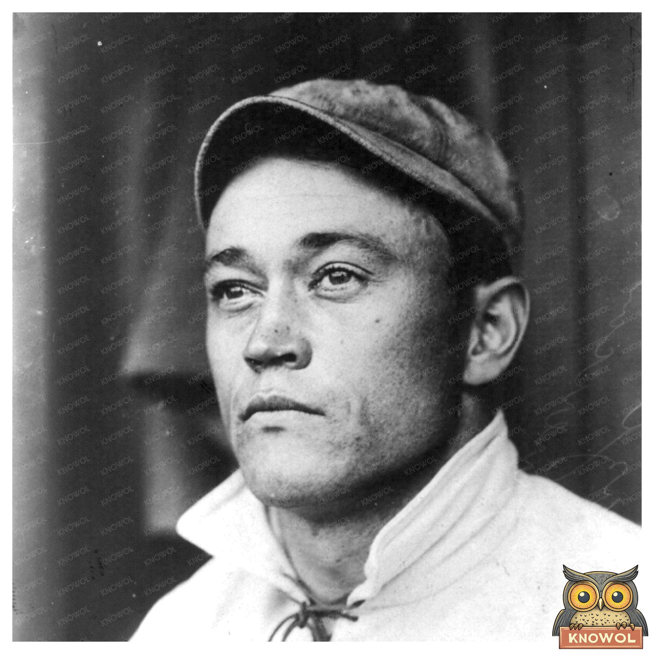 1908 Boston Baseball Star: Daniel Ralph Glaze Portrait