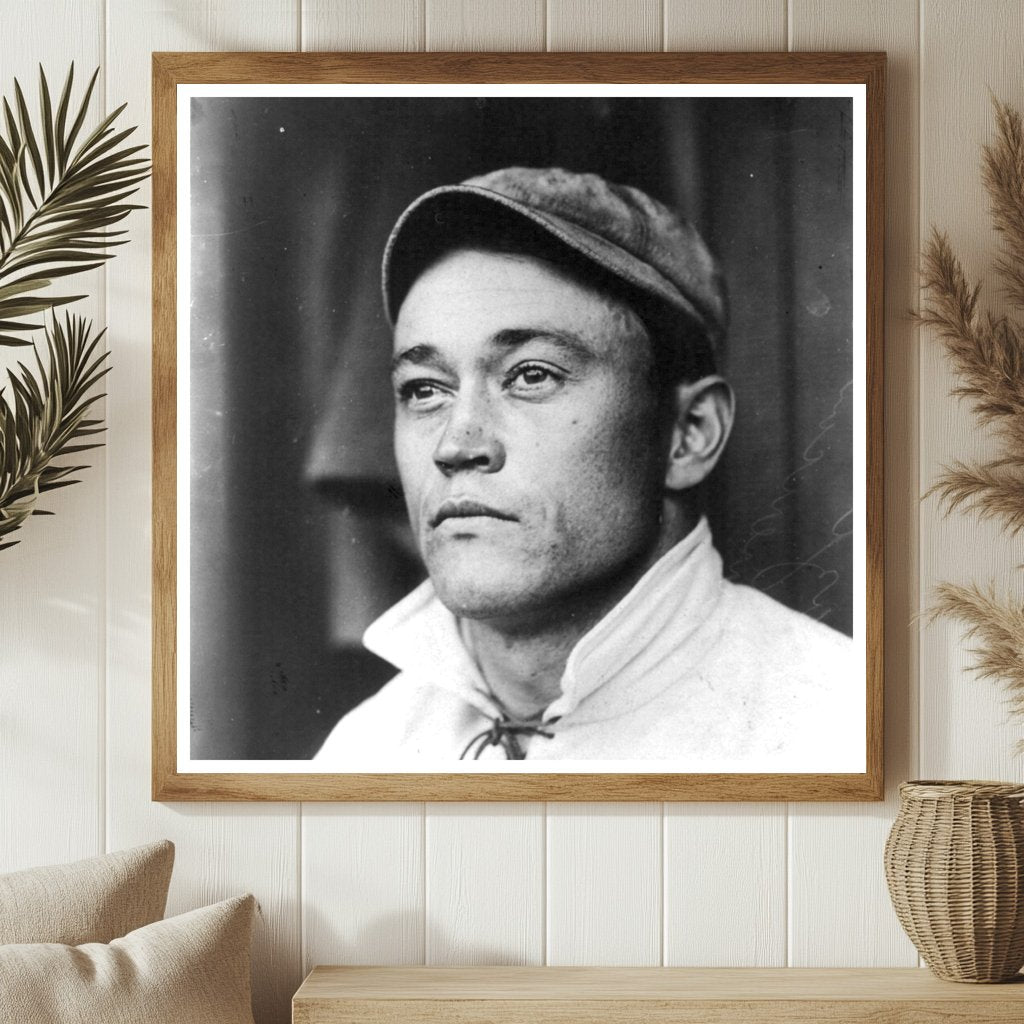 1908 Boston Baseball Star: Daniel Ralph Glaze Portrait