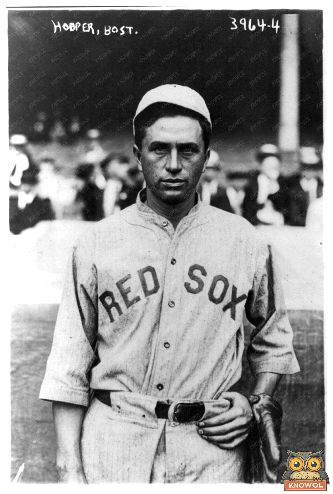 1914 Boston Baseball Star: Harry Hooper in Action