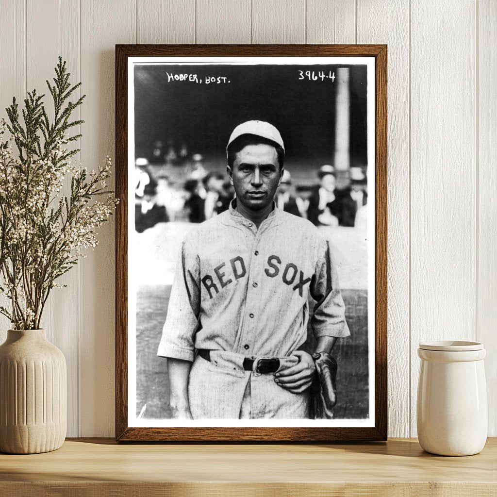1914 Boston Baseball Star: Harry Hooper in Action