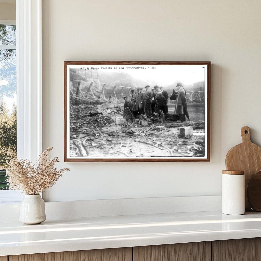 1911 Polo Grounds Gathering: Resilient Baseball Spirits