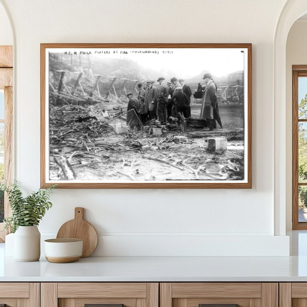 1911 Polo Grounds Gathering: Resilient Baseball Spirits