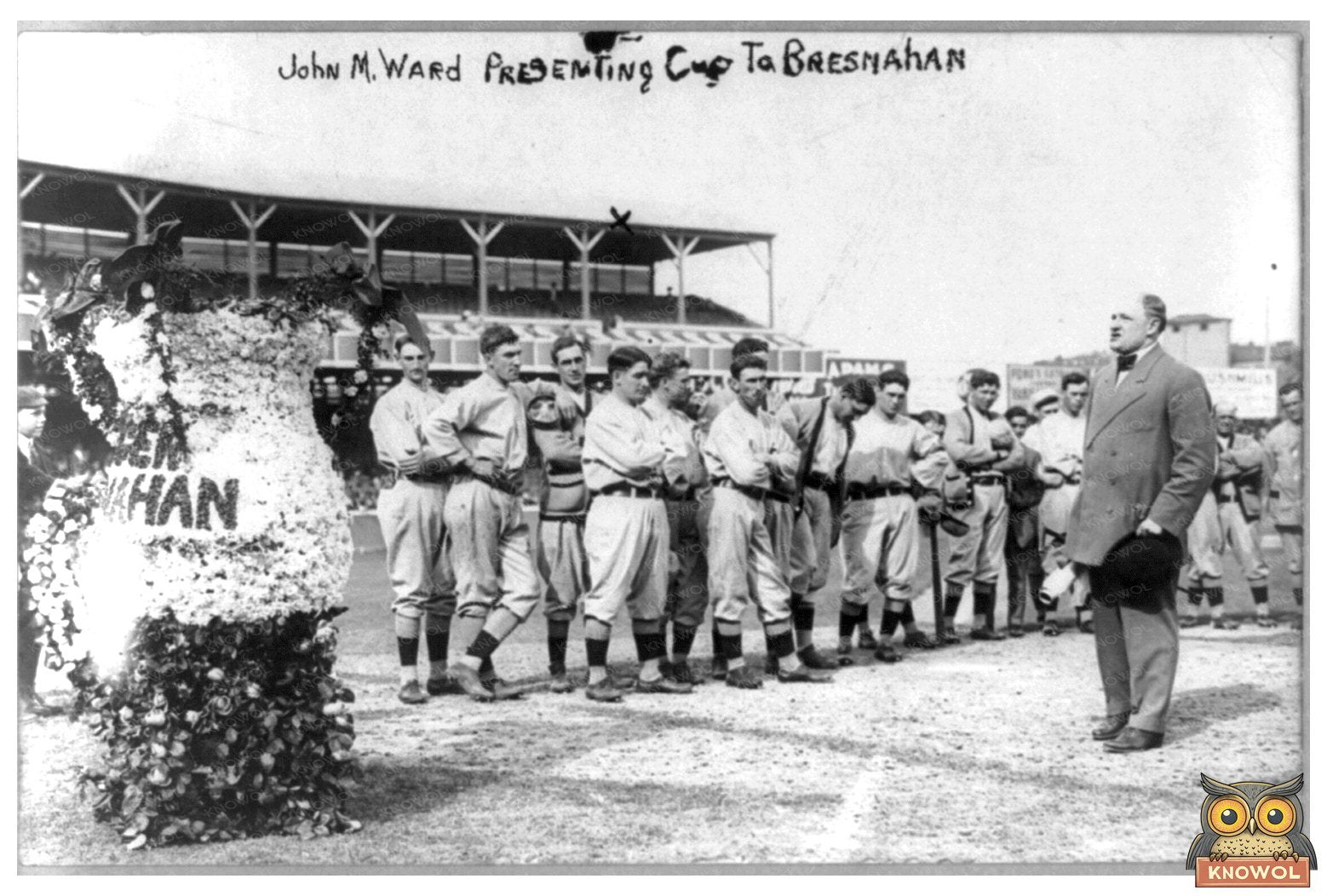 1909 Baseball Milestone: Ward Awards Cup to Bresnahan