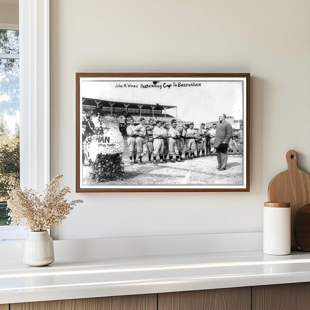 1909 Baseball Milestone: Ward Awards Cup to Bresnahan