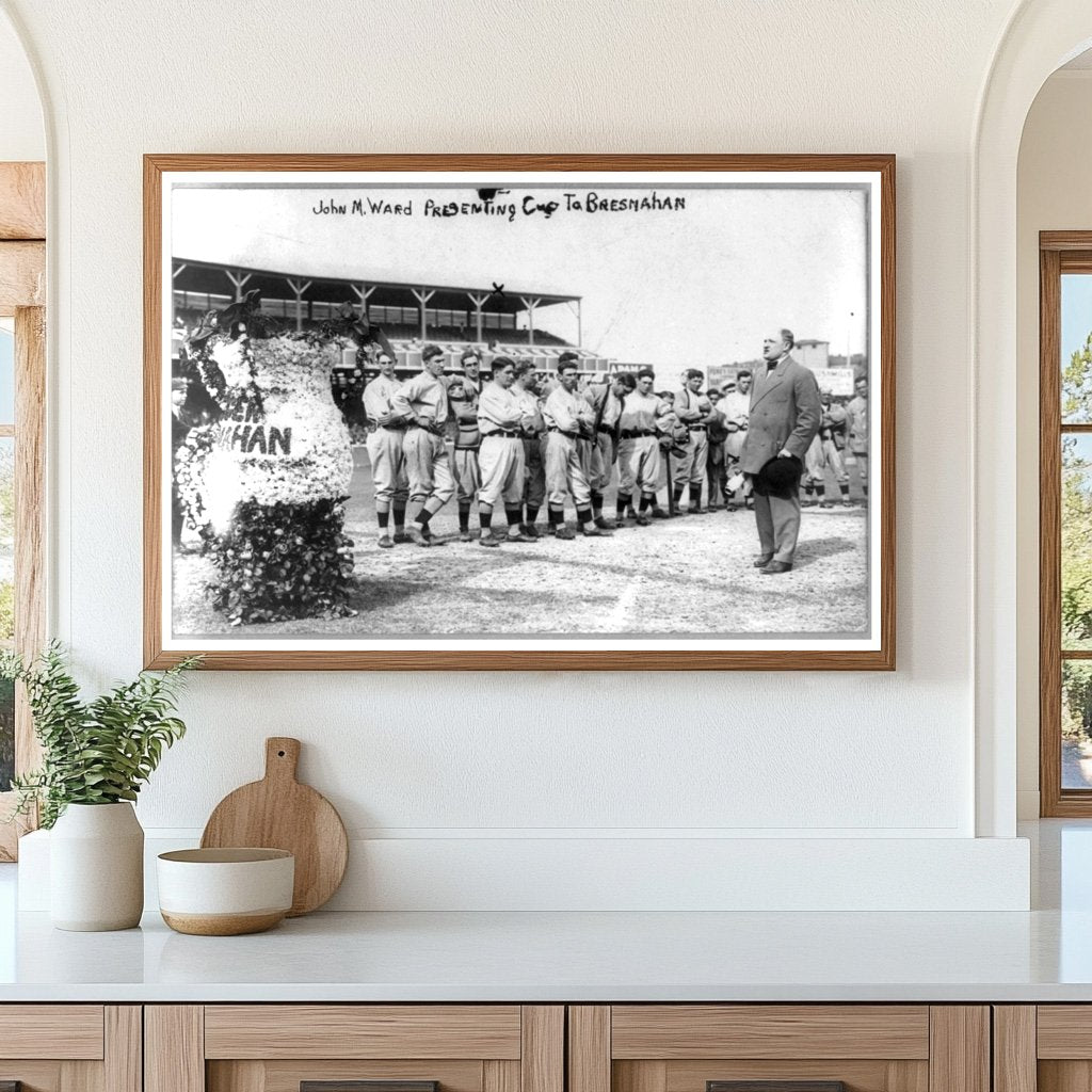 1909 Baseball Milestone: Ward Awards Cup to Bresnahan