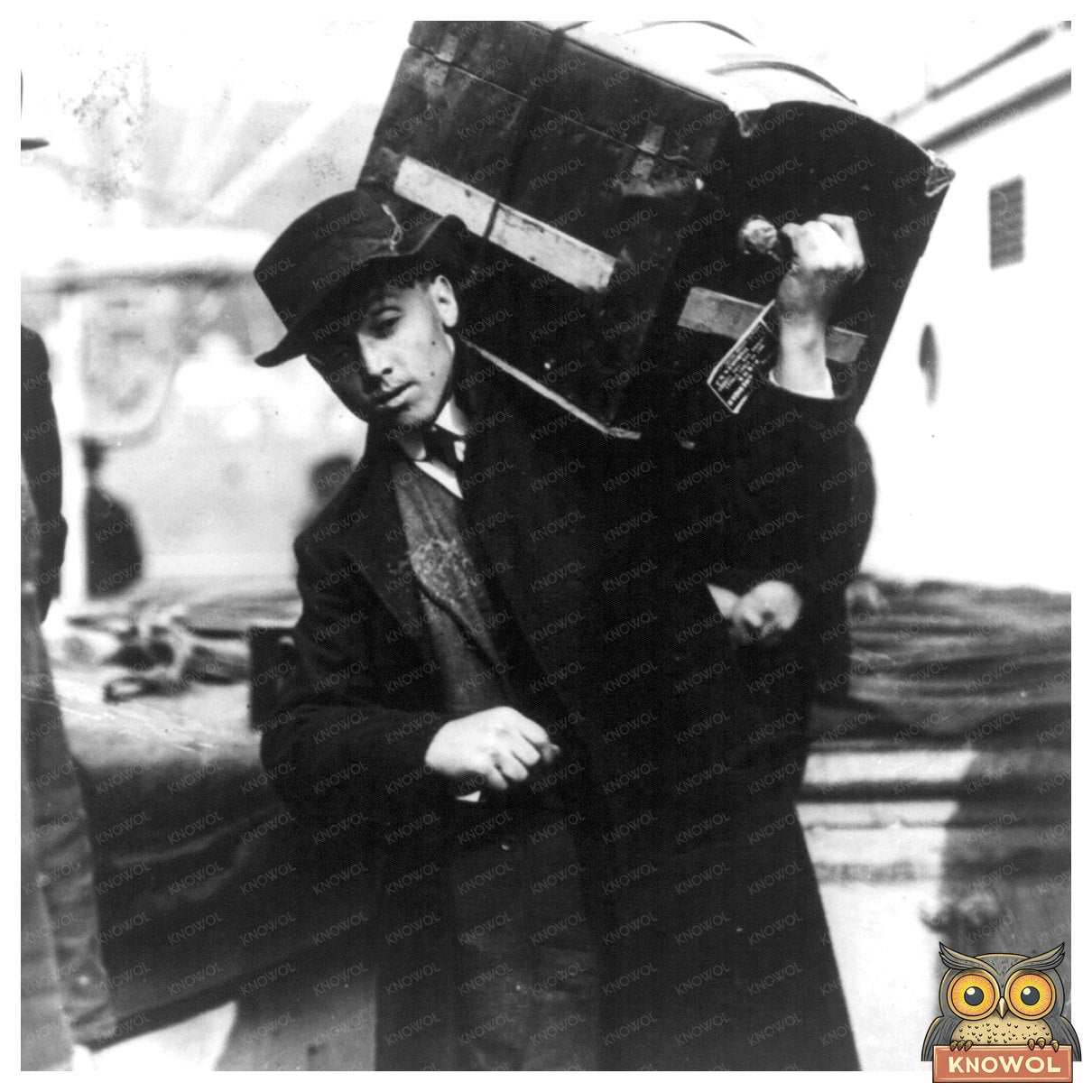 Polish Emigrants Journey: Shipboard Departure, 1907
