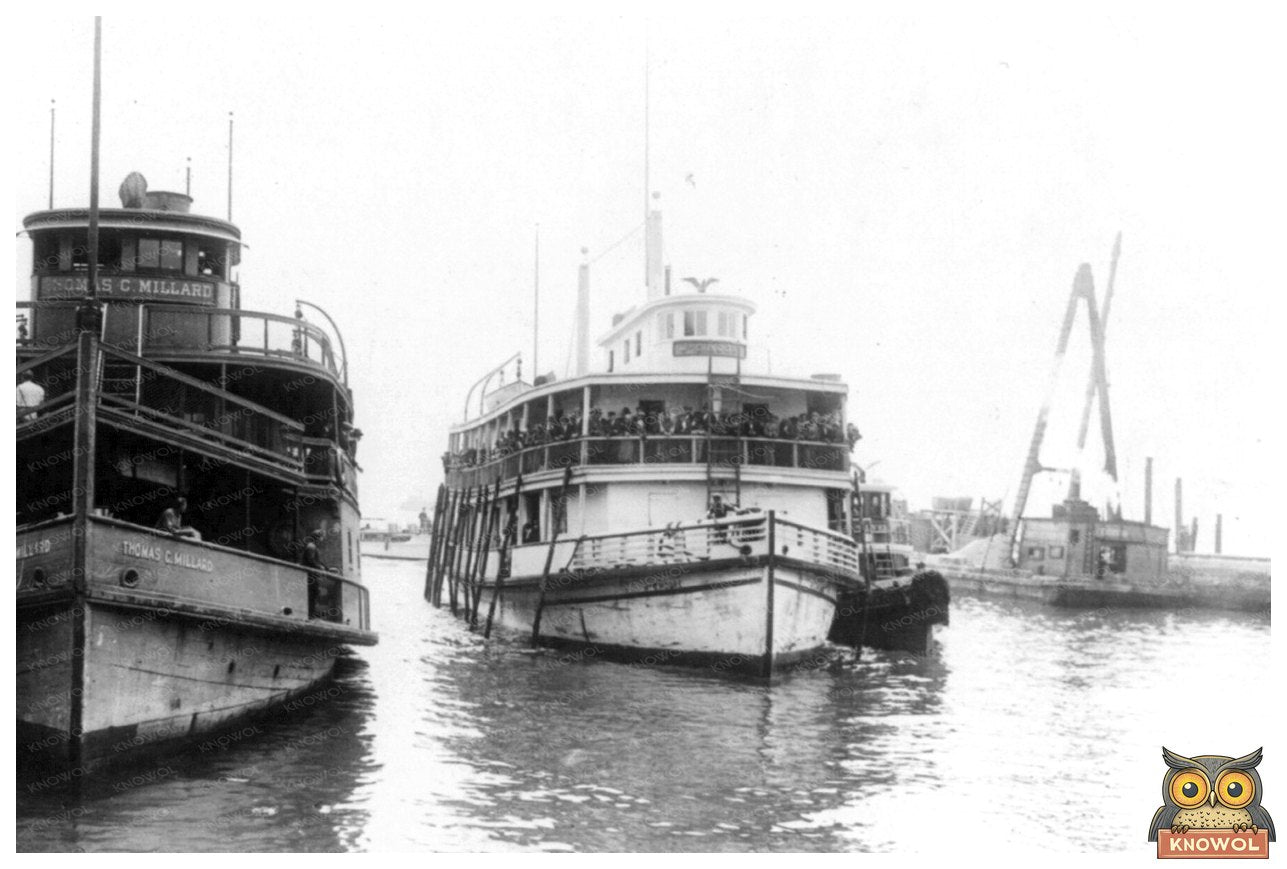 1920 Ellis Island Ferries: Gateway to New Lives