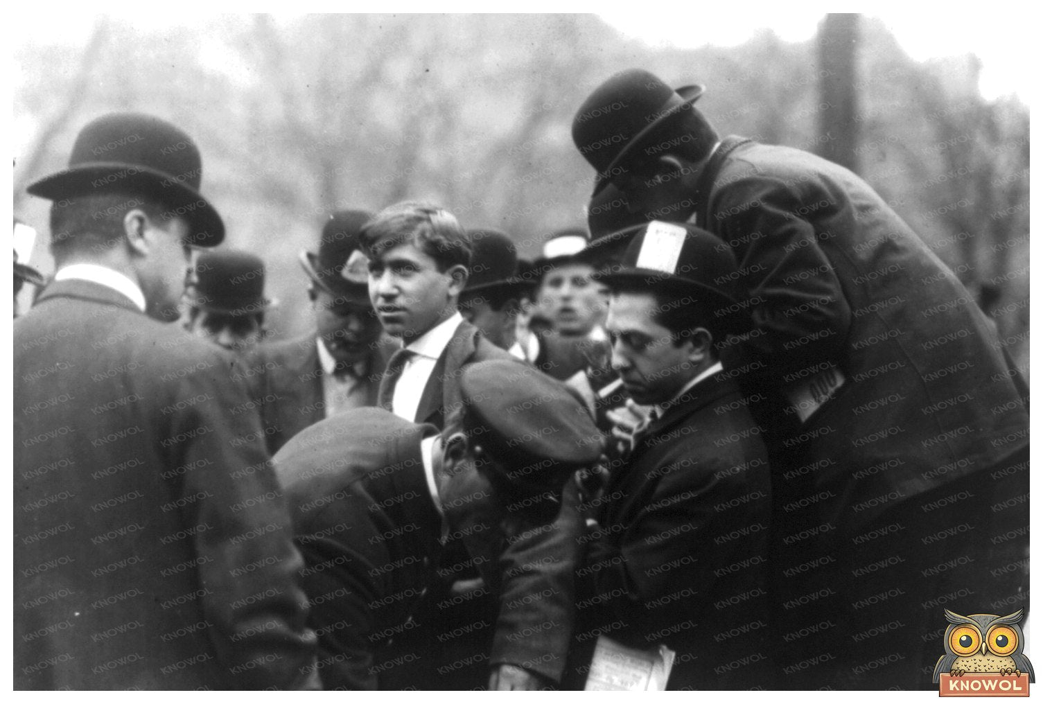 Police Search After Bombing in 1908 Union Square Riot