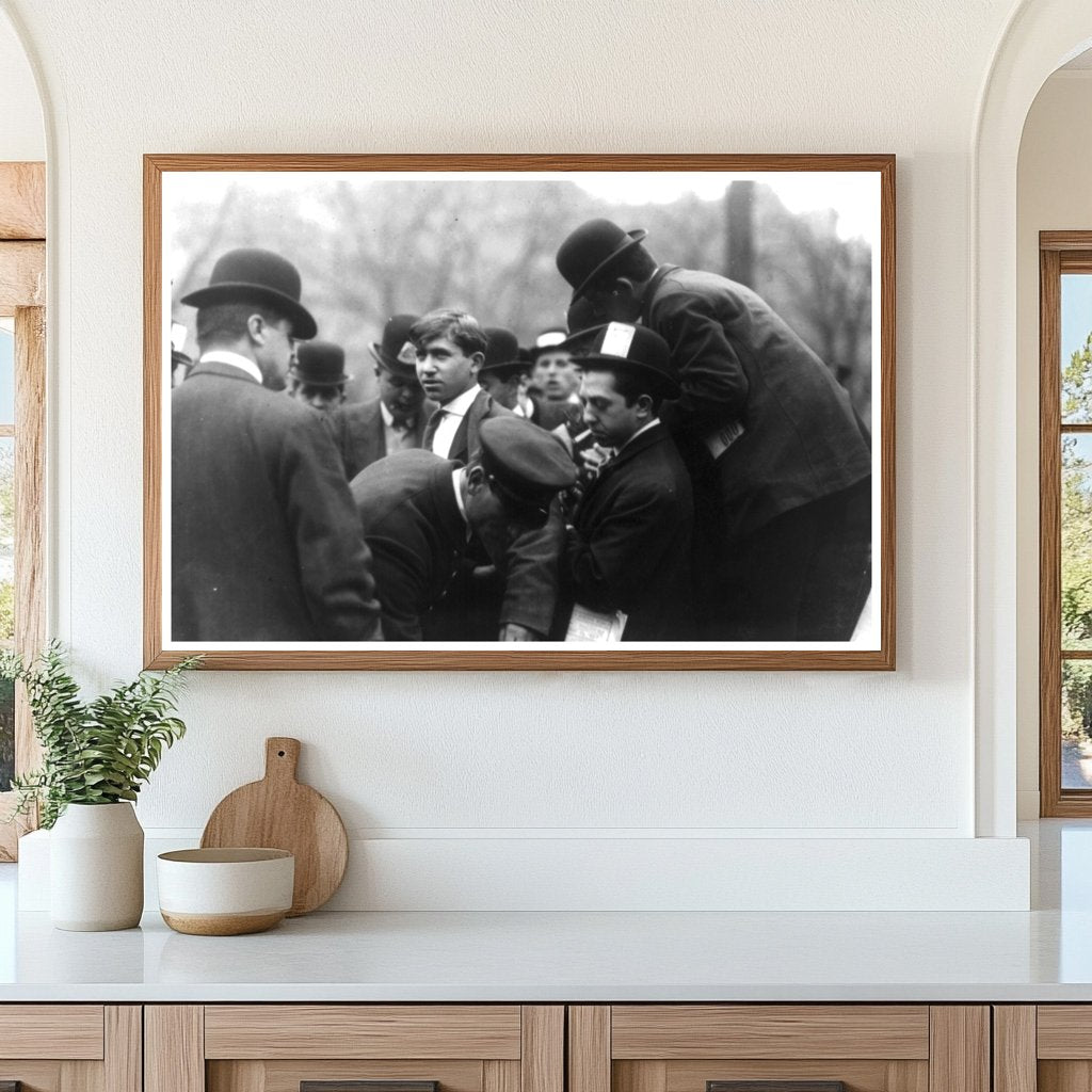 Police Search After Bombing in 1908 Union Square Riot