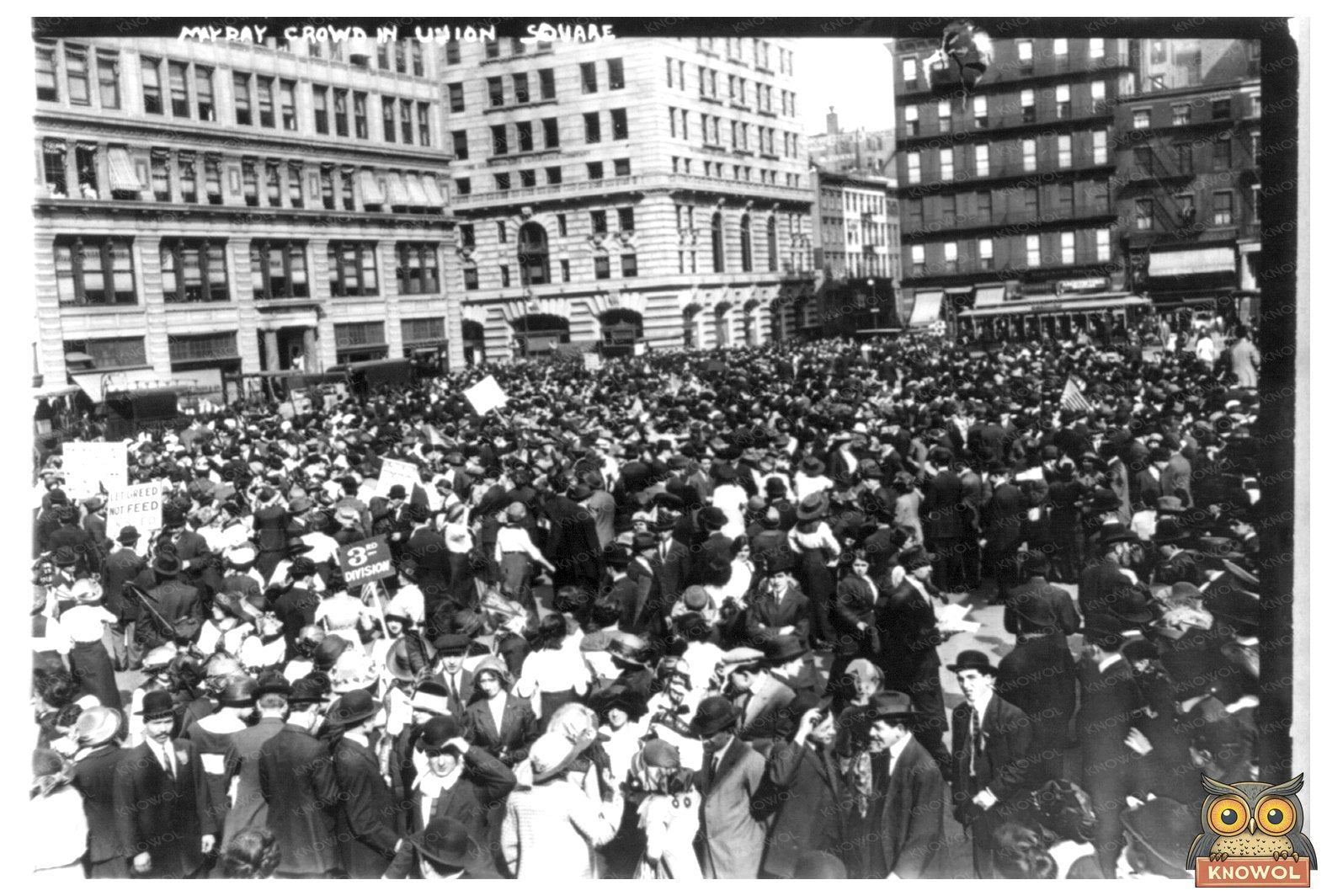 1913 May Day Protest in Union Square, NYC