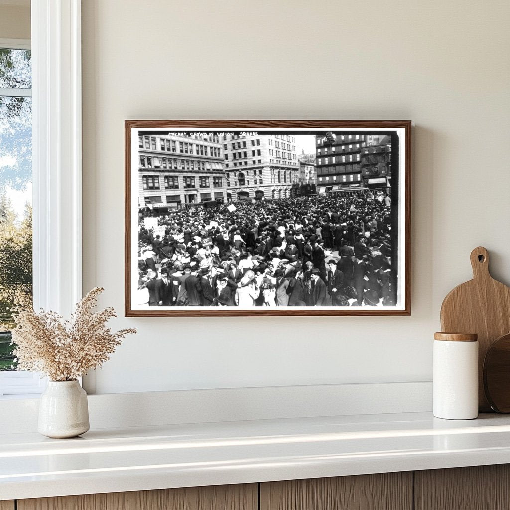 1913 May Day Protest in Union Square, NYC