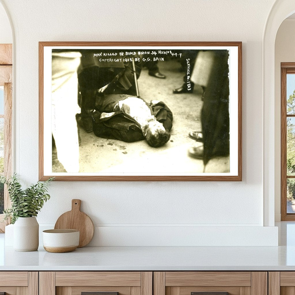 Union Square Explosion Aftermath: 1908 Anarchist Riot