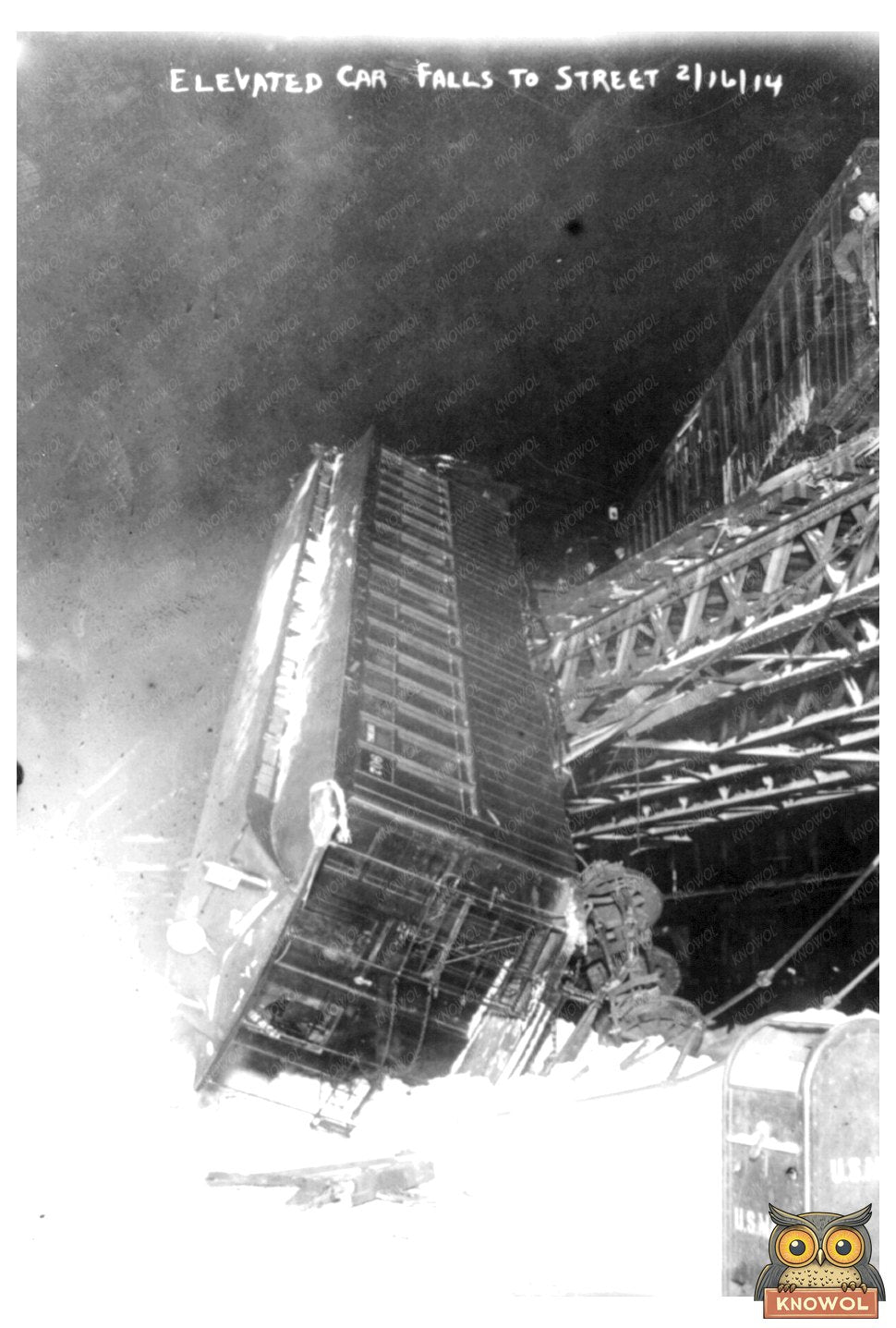 Historic 1914 Streetcar Crash Plunges to City Streets