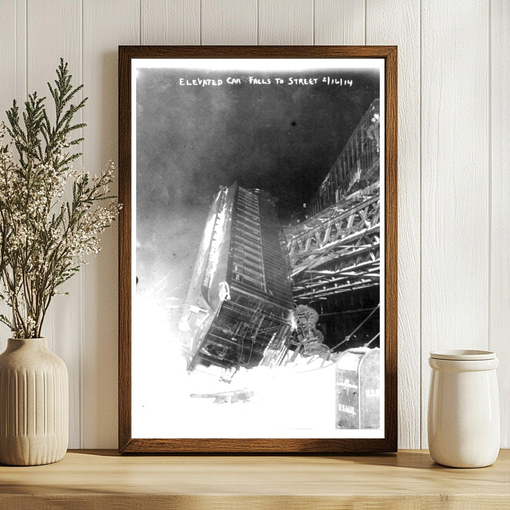 Historic 1914 Streetcar Crash Plunges to City Streets