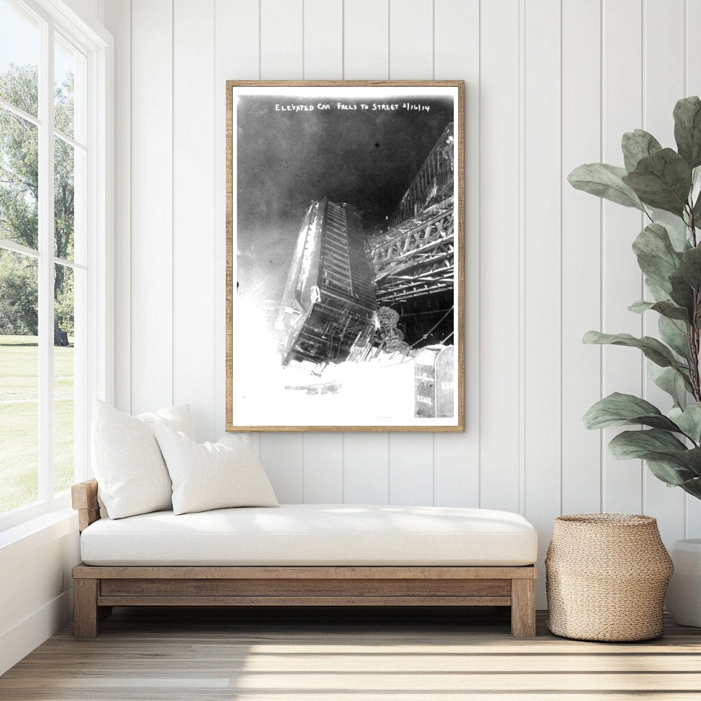 Historic 1914 Streetcar Crash Plunges to City Streets