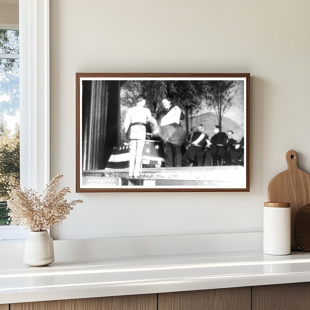 1908 West Point Graduation: Taft Awards Diploma