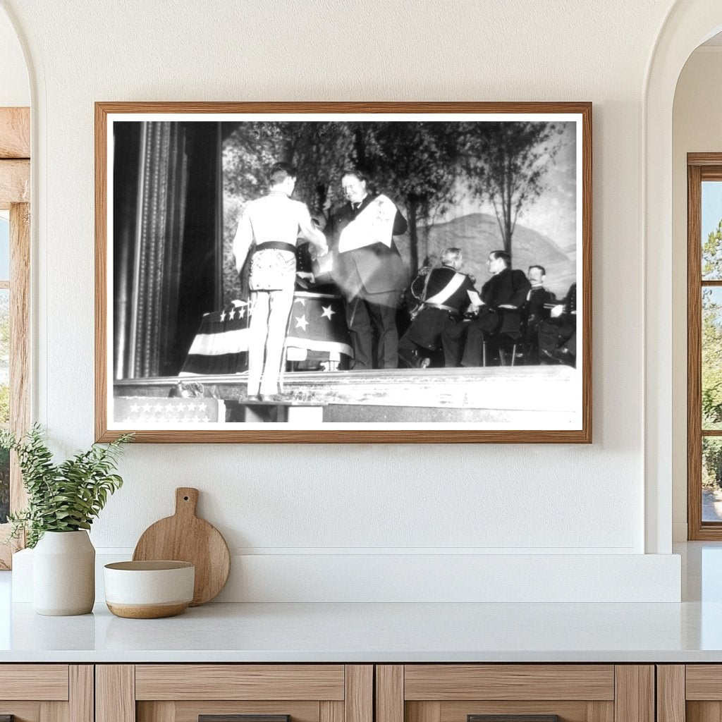 1908 West Point Graduation: Taft Awards Diploma