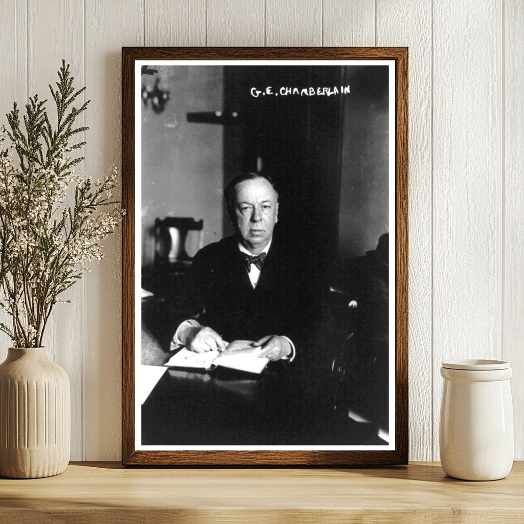 1926 Portrait of Oregon’s Progressive Governor Chamberlain