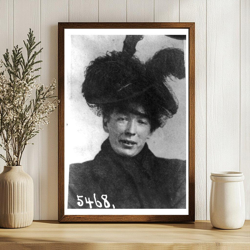 1895 Cincinnati Police Scene: Mary Moriarty Arrest