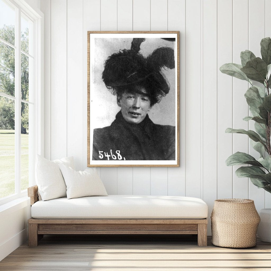 1895 Cincinnati Police Scene: Mary Moriarty Arrest