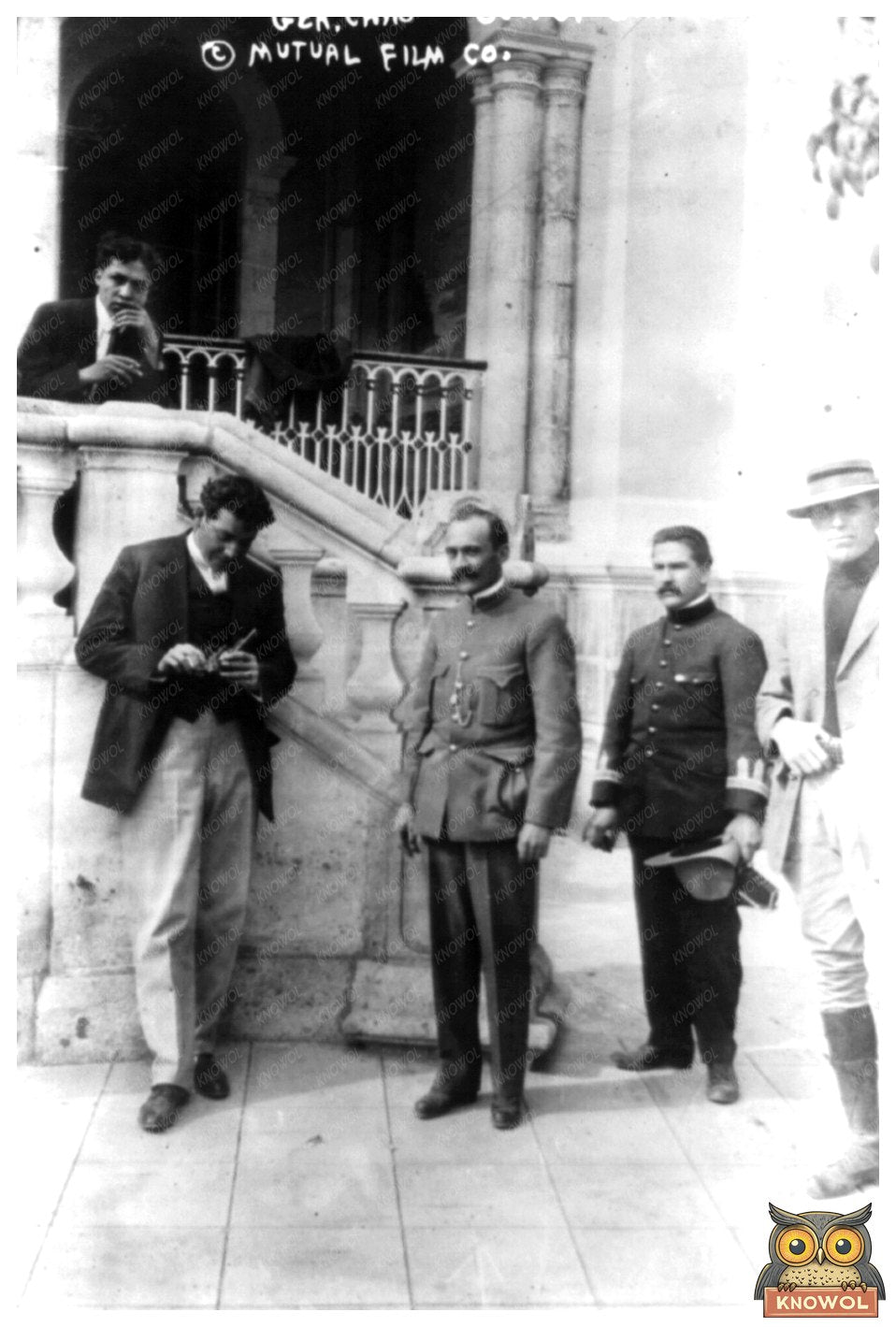 Historic 1914 Photo of General & Governor in Chihuahua
